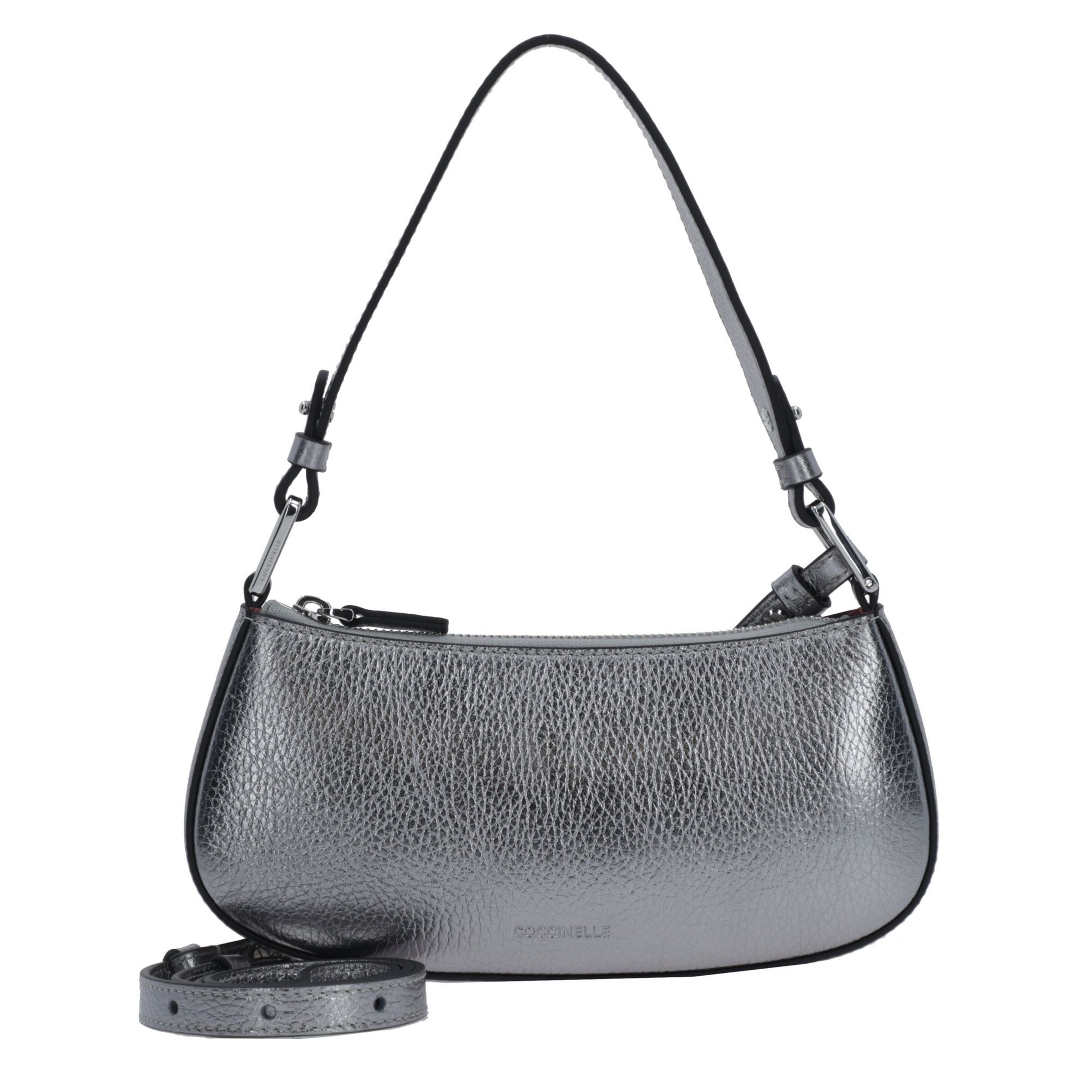 Borsa a mano 'Merveille' di Coccinelle in grigio: frontale