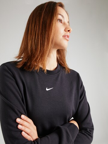 NIKE Sportovní mikina – černá