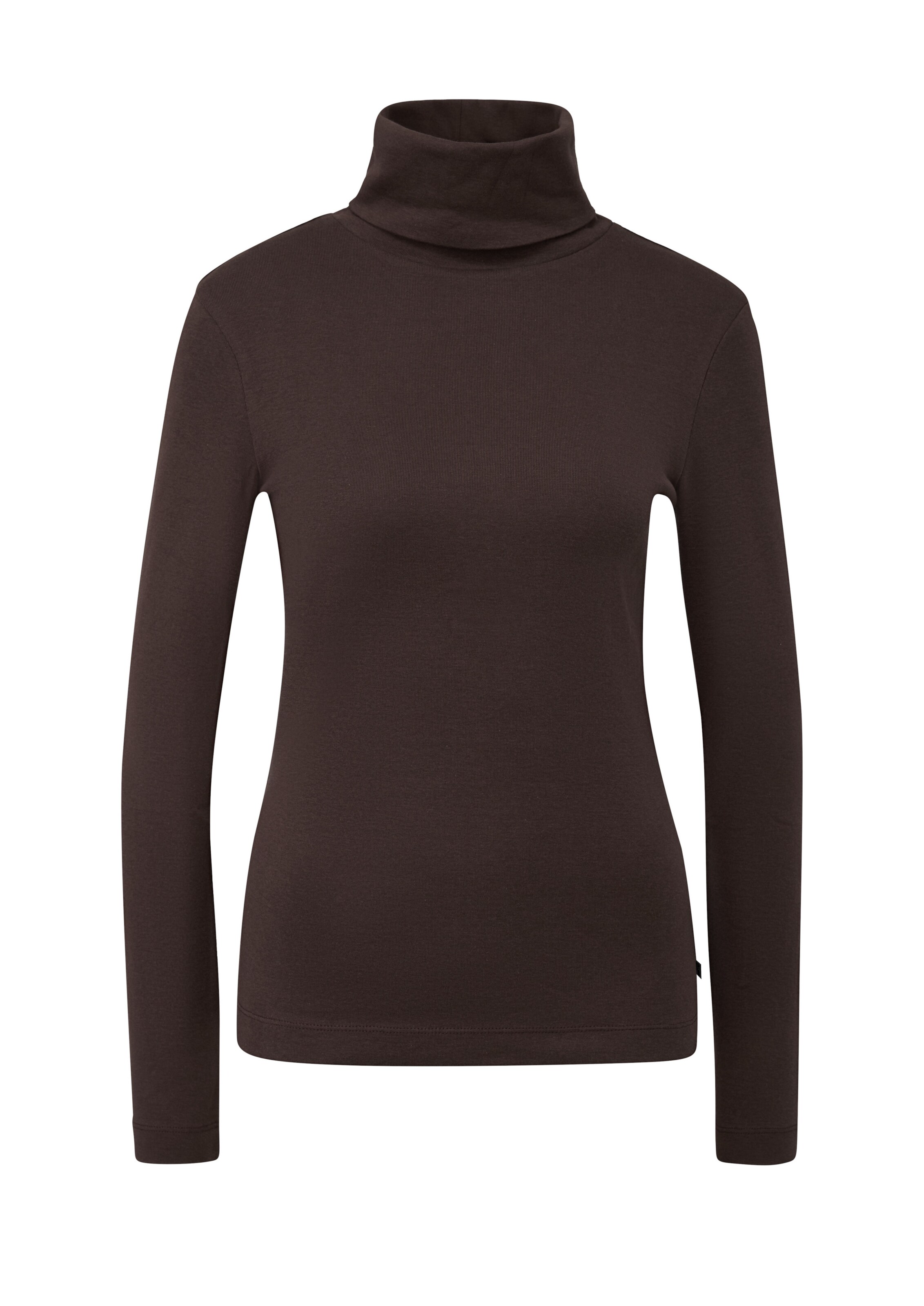 QS Shirt in Bruin: voorkant