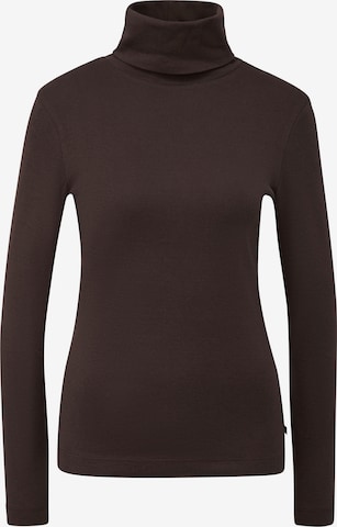 QS Shirt in Bruin: voorkant