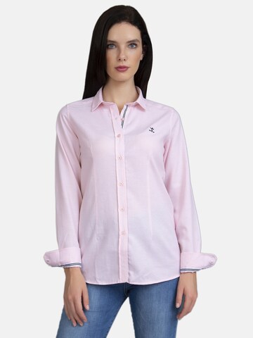 Sir Raymond Tailor Blouse 'Lolas' in Pink: front