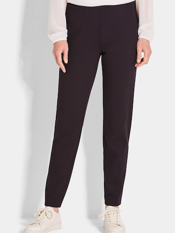 Goldner Slimfit Broek 'Bella' in Zwart: voorkant