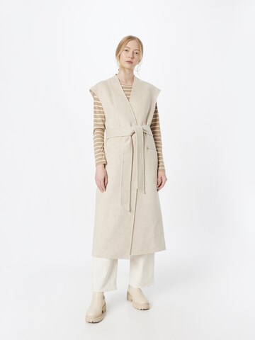 Gilet 'Minerva' di Studio AR in beige: frontale