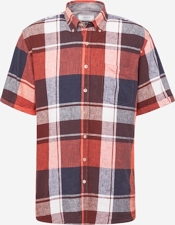 Jack's Regular fit Button Up Shirt in Red: front