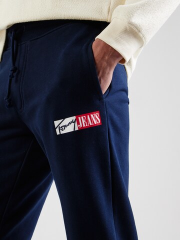 Effilé Pantalon Tommy Jeans en bleu