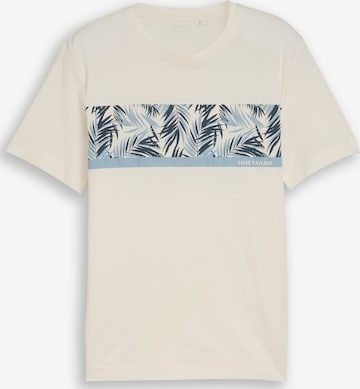 TOM TAILOR Футболка в Белый: спереди