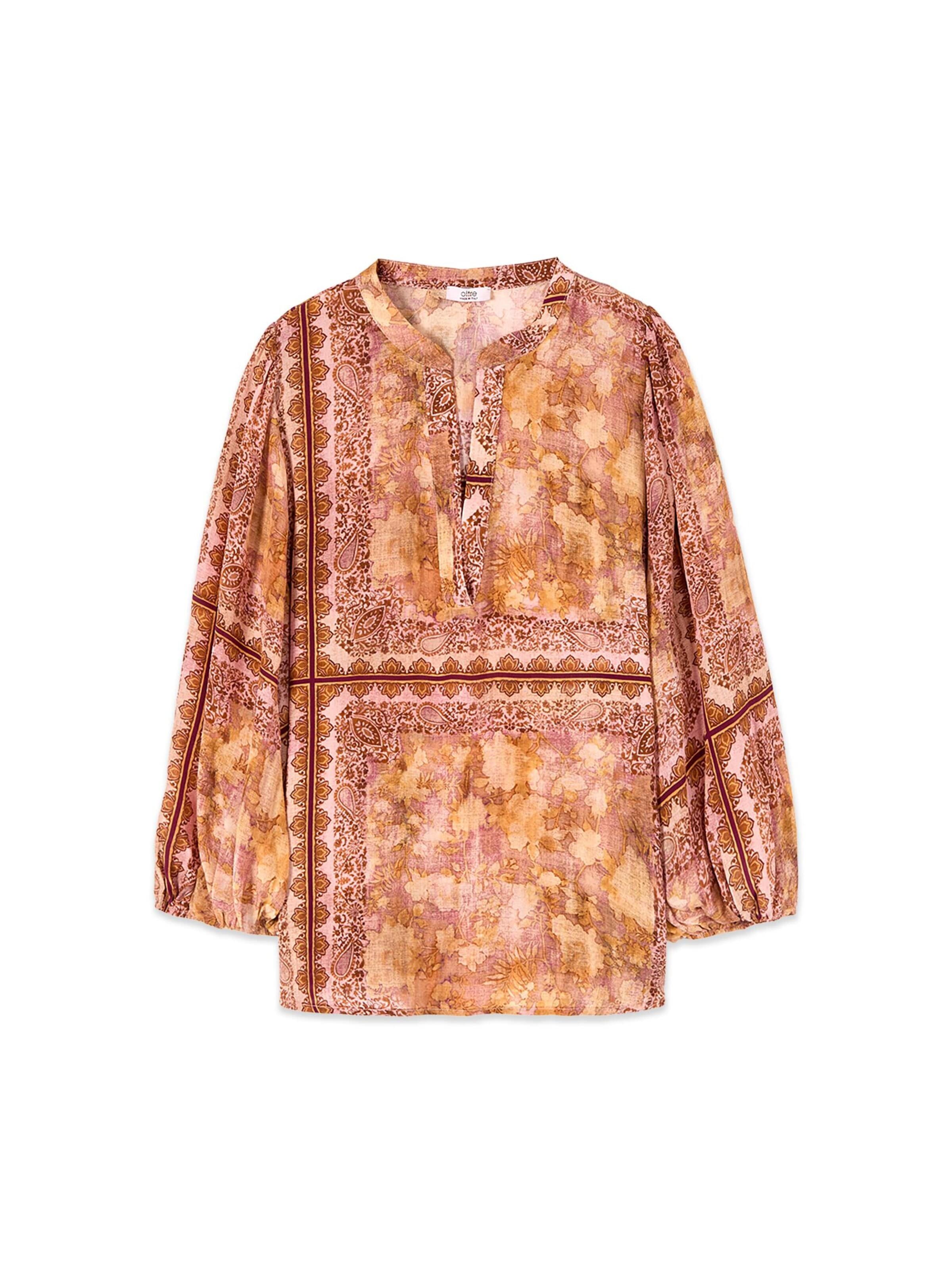 oltre - Blusa en naranja: frente