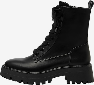 Pull&Bear Ankle Boots in Black: front