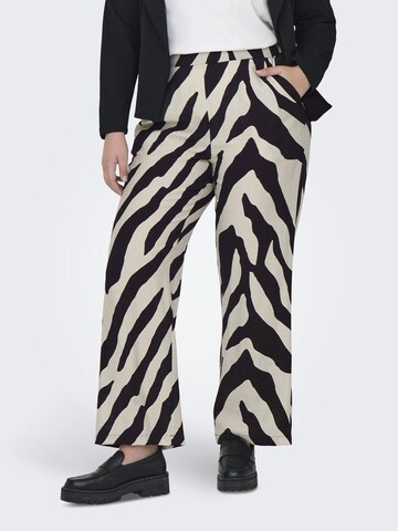 Loosefit Pantaloni 'CARBraxi' di ONLY Carmakoma in nero: frontale