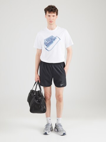 NIKE Normalny krój Spodnie sportowe 'MILER' w kolorze czarny