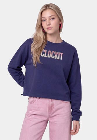 MYMO - Sweatshirt em azul: frente