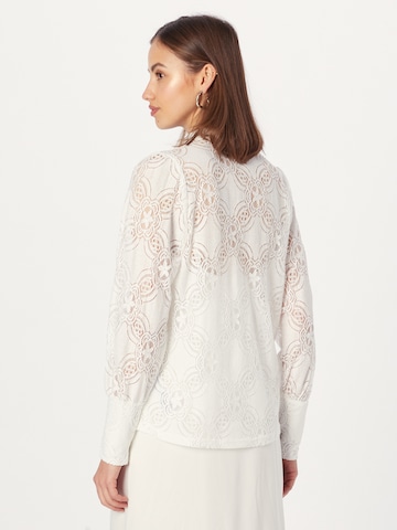 CULTURE - Blusa 'Olu' en blanco