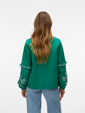 VERO MODA Blouse 'VMNOEL' in Green