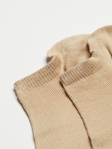 CALZEDONIA Ankle Socks in Beige