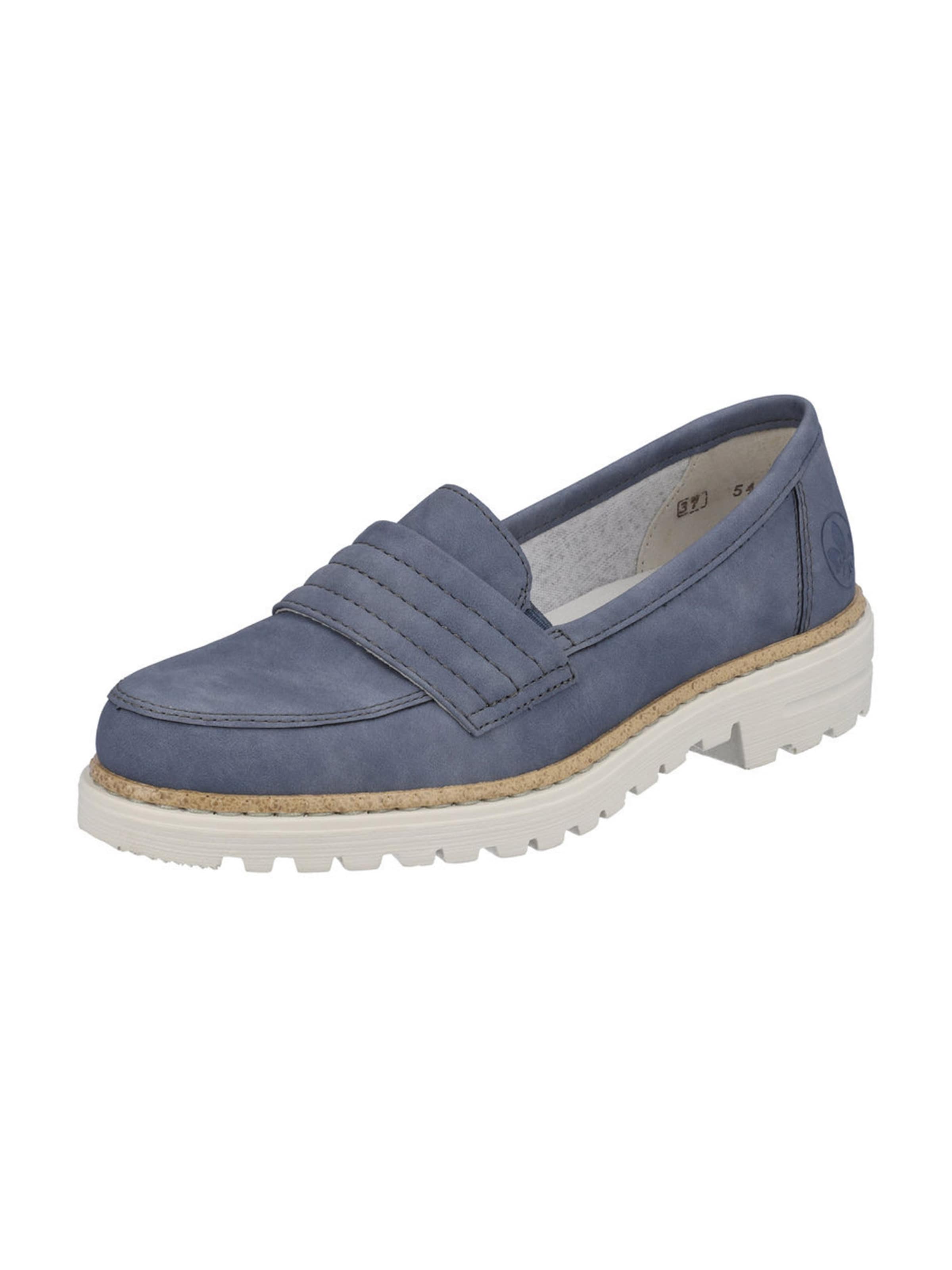 Rieker Slip-in i blå: framsida