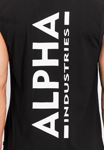 T-Shirt ALPHA INDUSTRIES en noir
