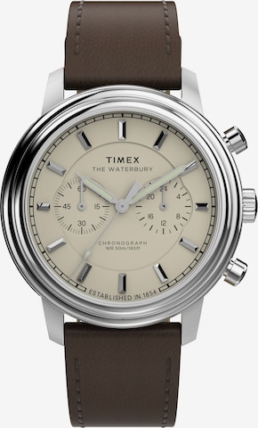 TIMEX Digitaluhr 'Waterbury Metropolitan' in Silber: Vorderseite