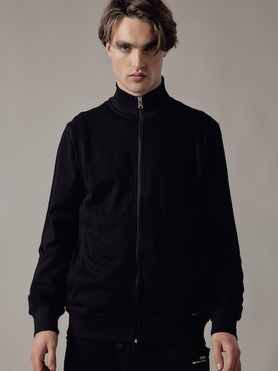 OWN Off With Nature Sweat jacket 'Felpa' in Black, Item view