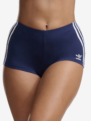 ADIDAS ORIGINALS Boxer ' Girl Short Adicolor Comfort Flex Cotton ' in Blau: predná strana
