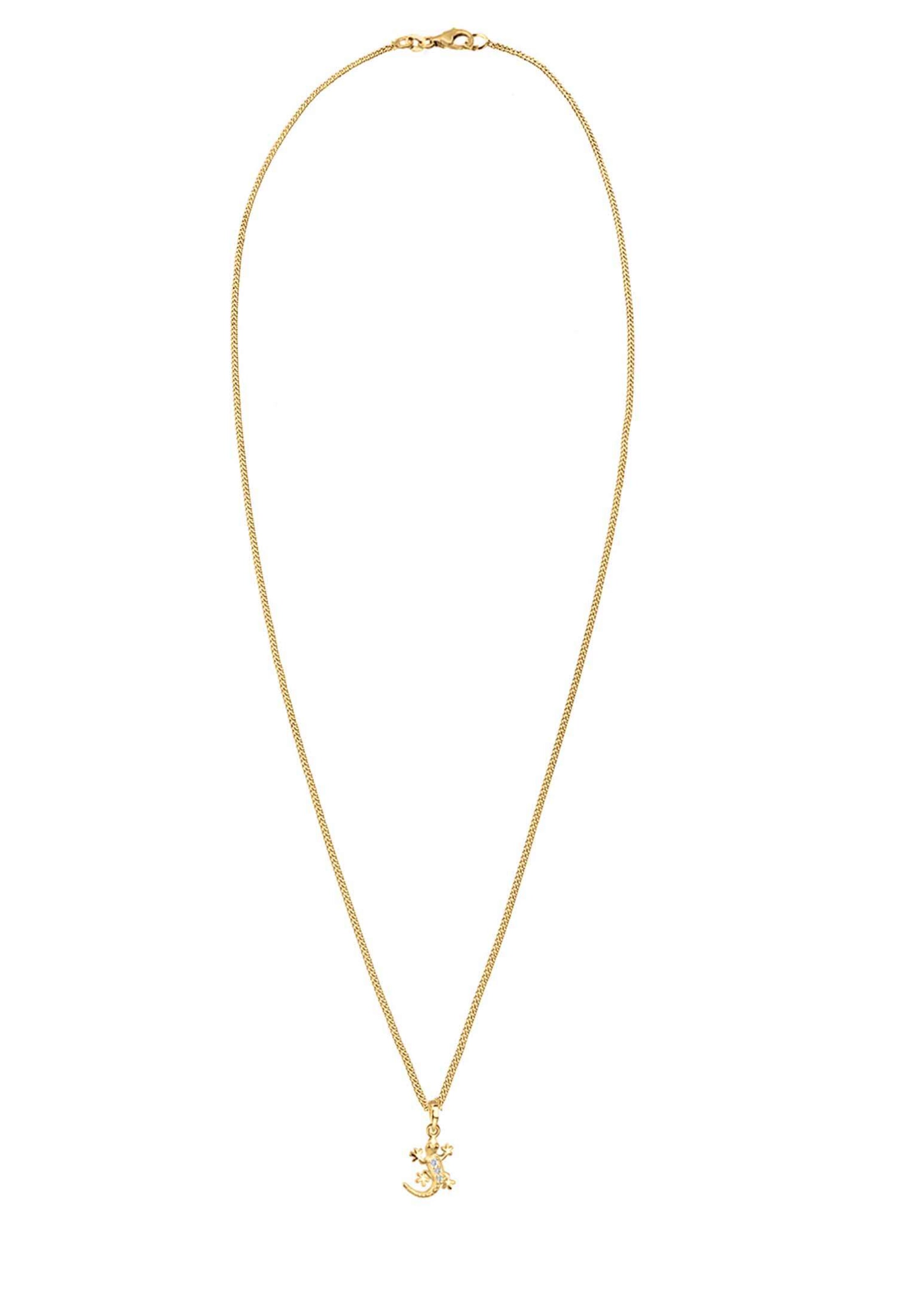 Chaîne 'Eidechse' ELLI en or : devant