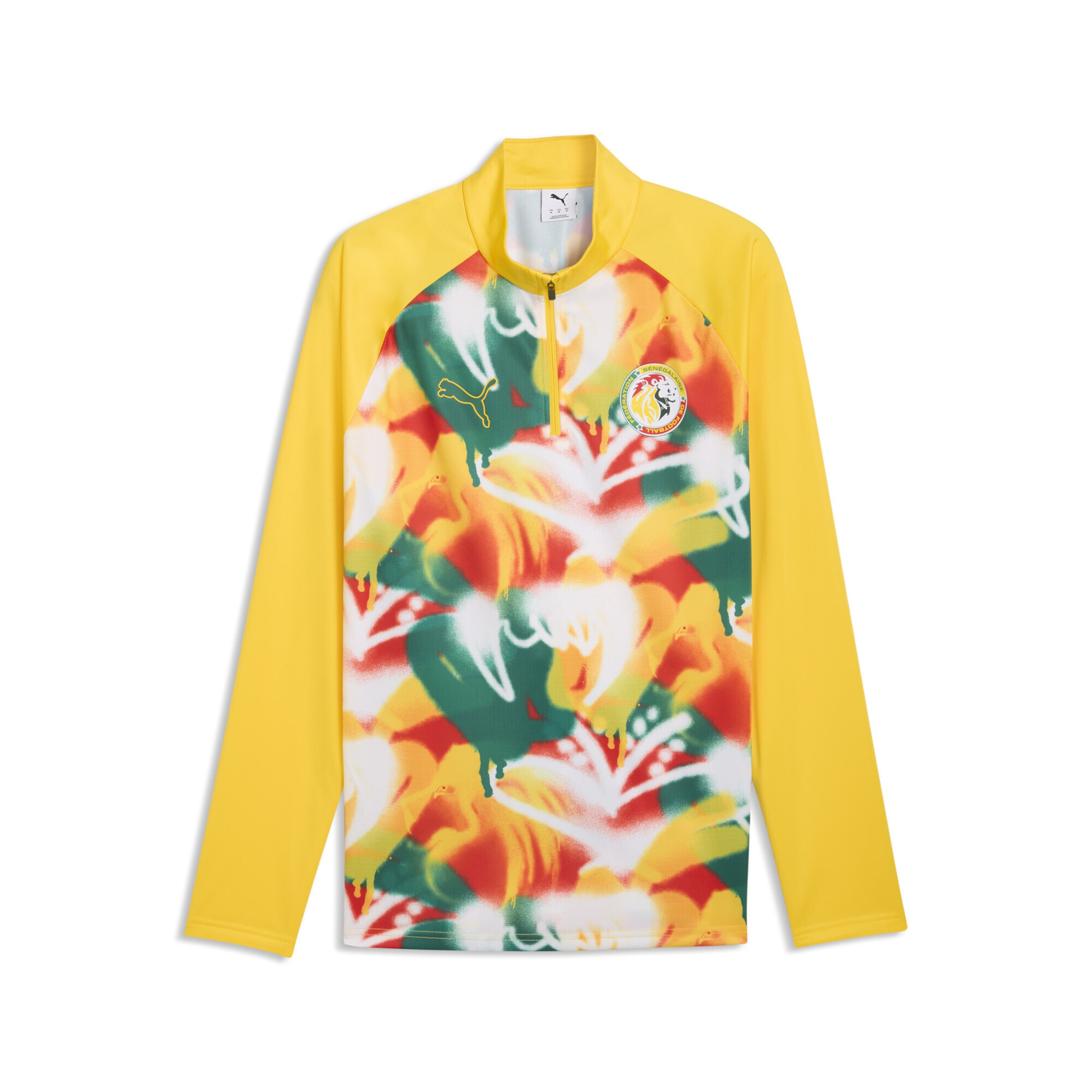 PUMA Functioneel shirt 'Senegal' in Geel: voorkant