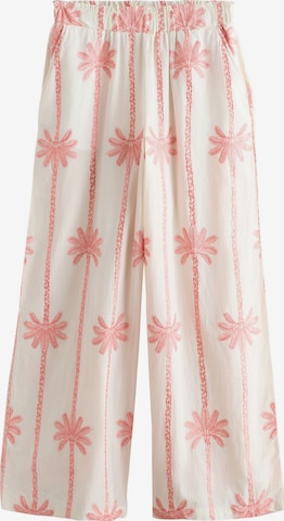 Next Wide Leg Hose in Beige: Vorderseite