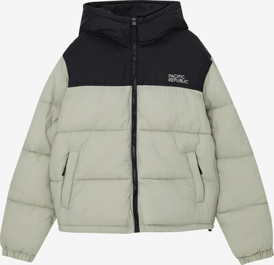 Pull&Bear Přechodná bunda - khaki / černá / bílá, Produkt