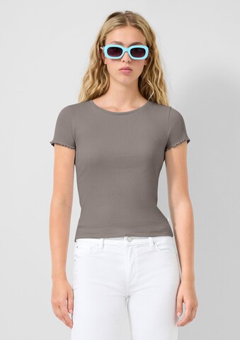 QS Shirt in Brown: front