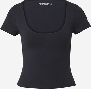 T-shirt Abercrombie & Fitch en noir : devant