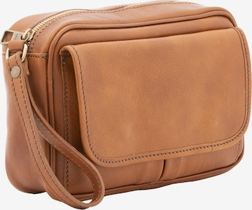 Pochette Viola Castellani en marron : devant