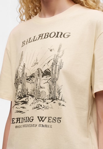 BILLABONG T-shirt 'HEADING WEST' i beige