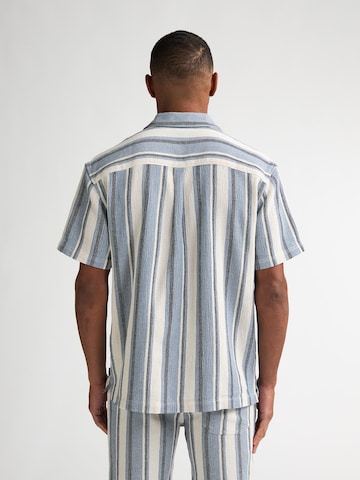 PETROL INDUSTRIES MEN Comfort fit Button Up Shirt in Blue
