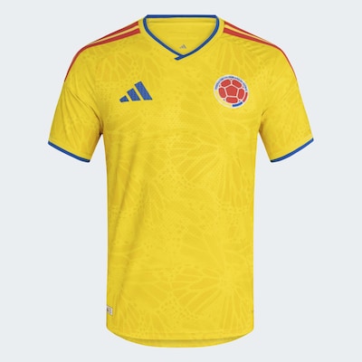 ADIDAS PERFORMANCE Camiseta de fútbol 'Kolumbien 26 Authentic' en zafiro / curry / rojo vivo, Vista del producto