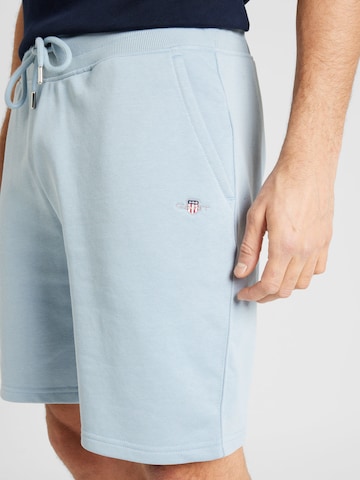 GANT Normální Kalhoty – modrá