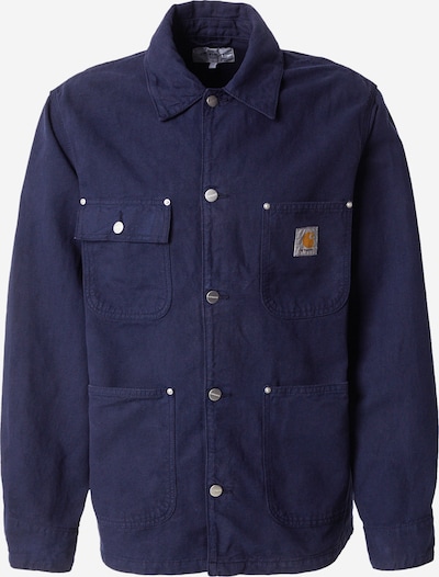 Demisezoninė striukė 'Walter Chore' iš Carhartt WIP, spalva – tamsiai mėlyna / oranžinė / balkšva, Prekių apžvalga