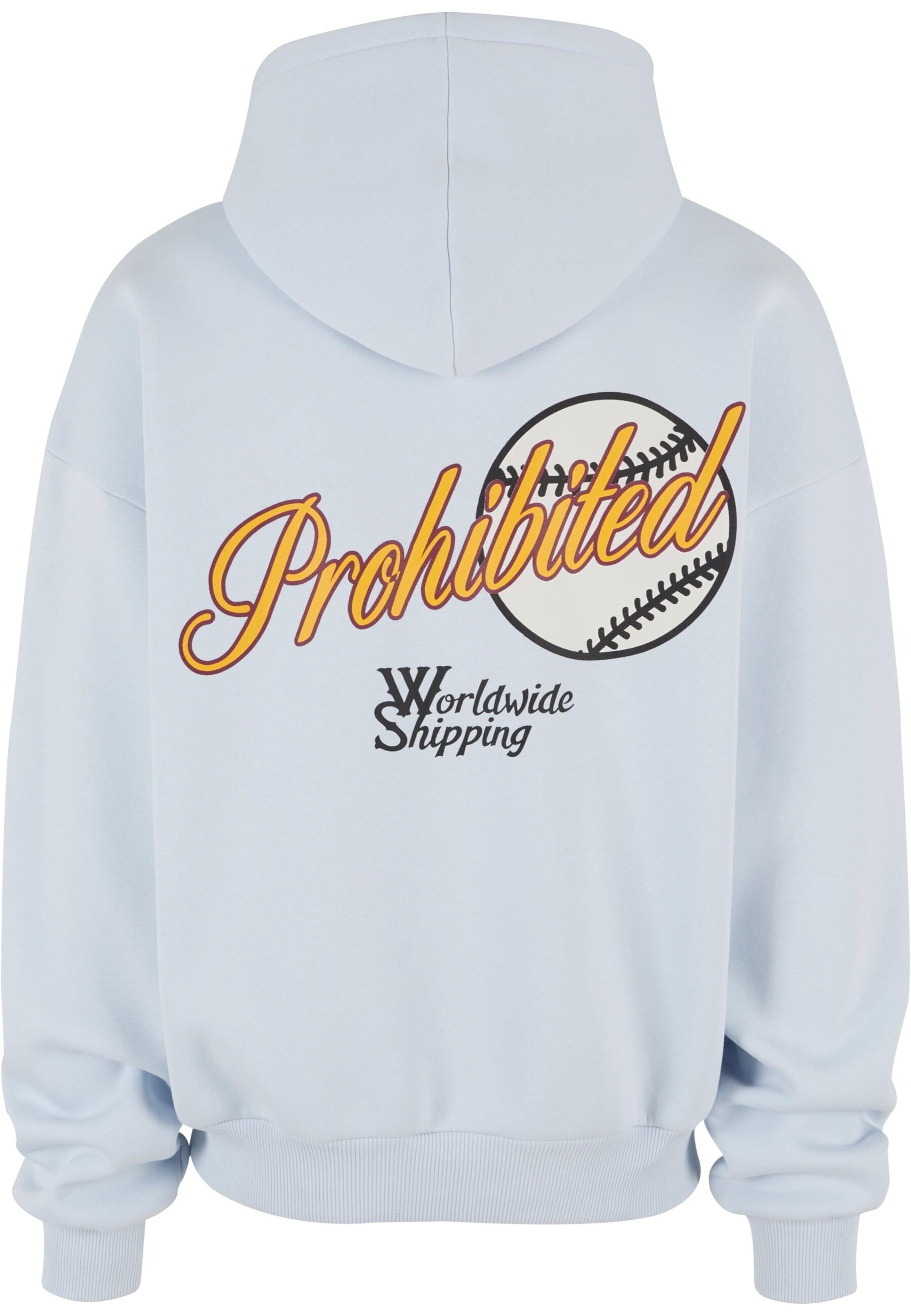 Prohibited Sweatshirt 'Pitch' in Blau