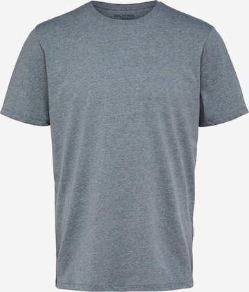 T-Shirt 'Aspen' SELECTED HOMME en gris : devant