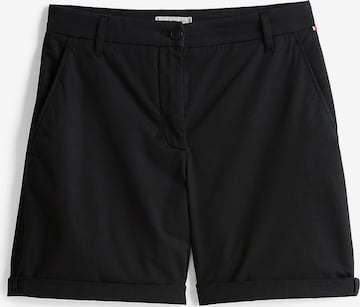 Pantalon chino TOMMY HILFIGER en noir : devant