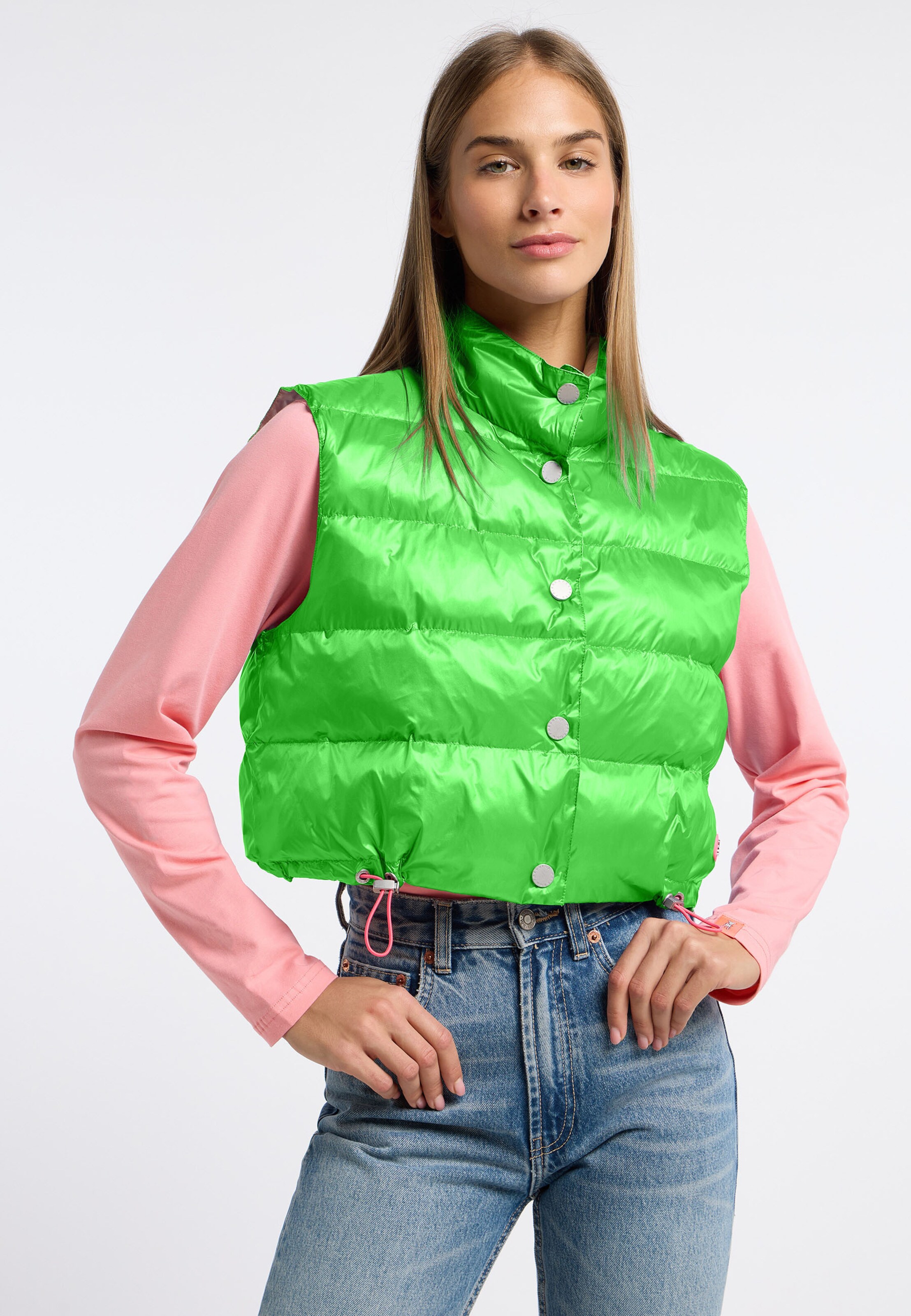 Gilet Sans Manches Avec Capuche Frieda & Freddies - Taille M, Bleu, Neuf Sans étiquette