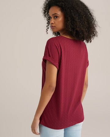 T-shirt WE Fashion en rouge