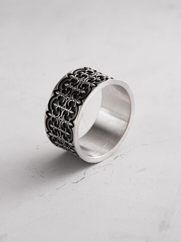 REYTEL - Anillo 'GOTHIC FLEUR DE LIS' en plata