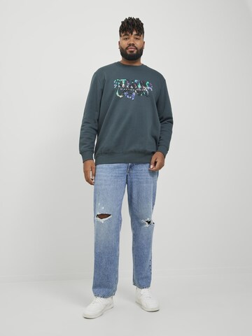 Jack & Jones Plus كنزة رياضية بلون أخضر