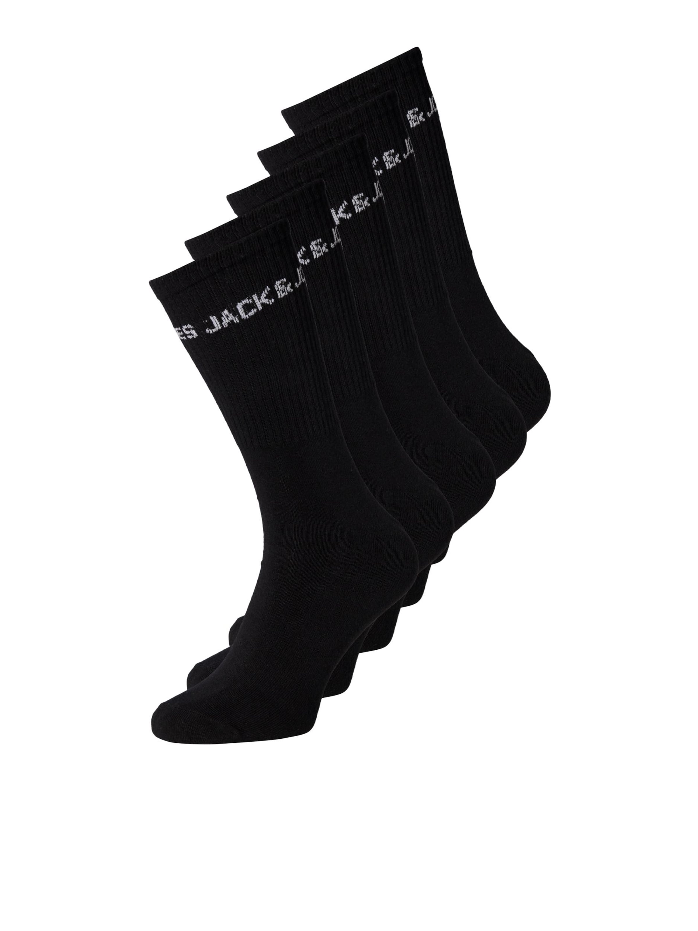 Jack & Jones Junior Socks in Black: front