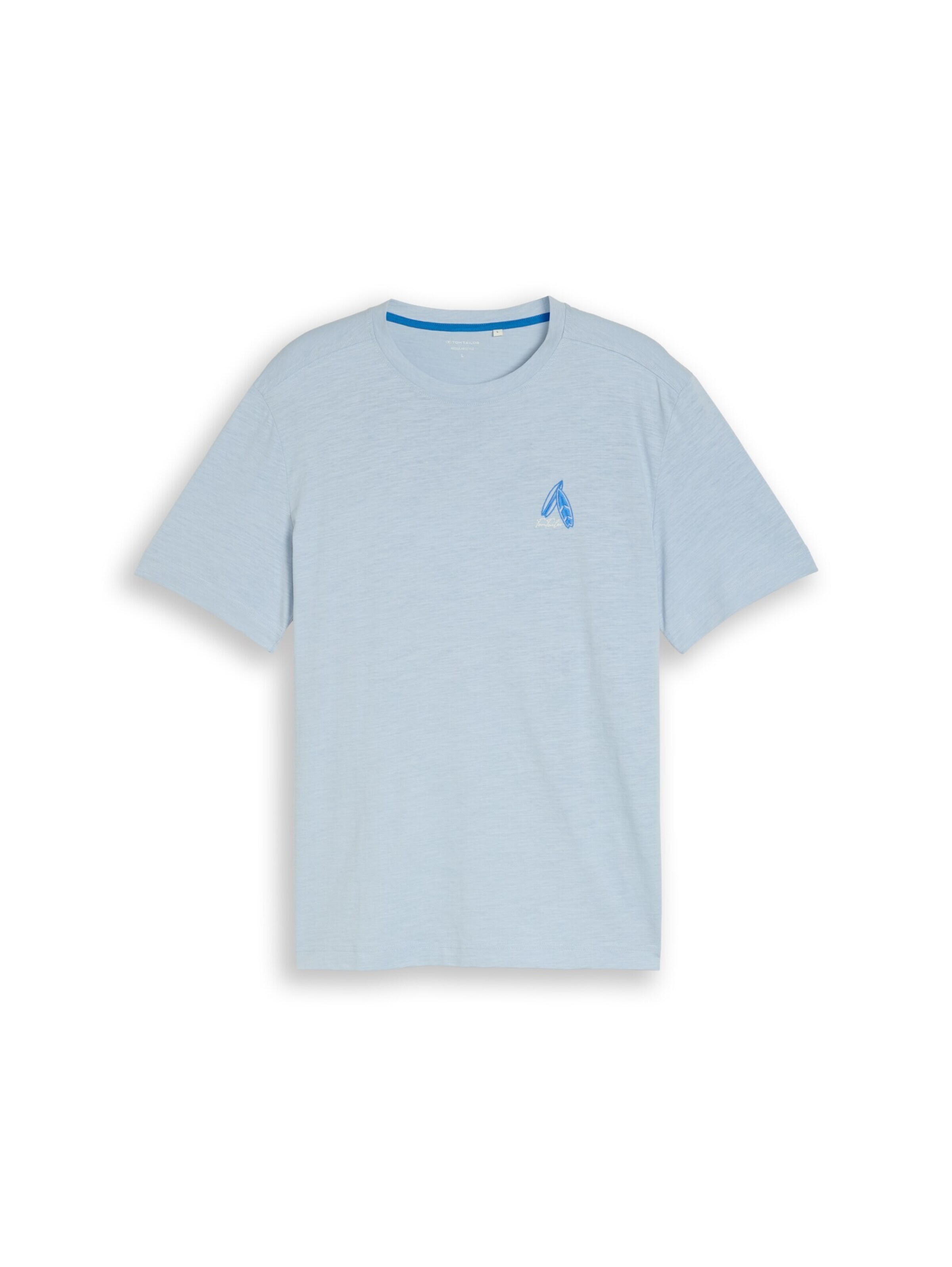 TOM TAILOR Shirt in Blauw: voorkant