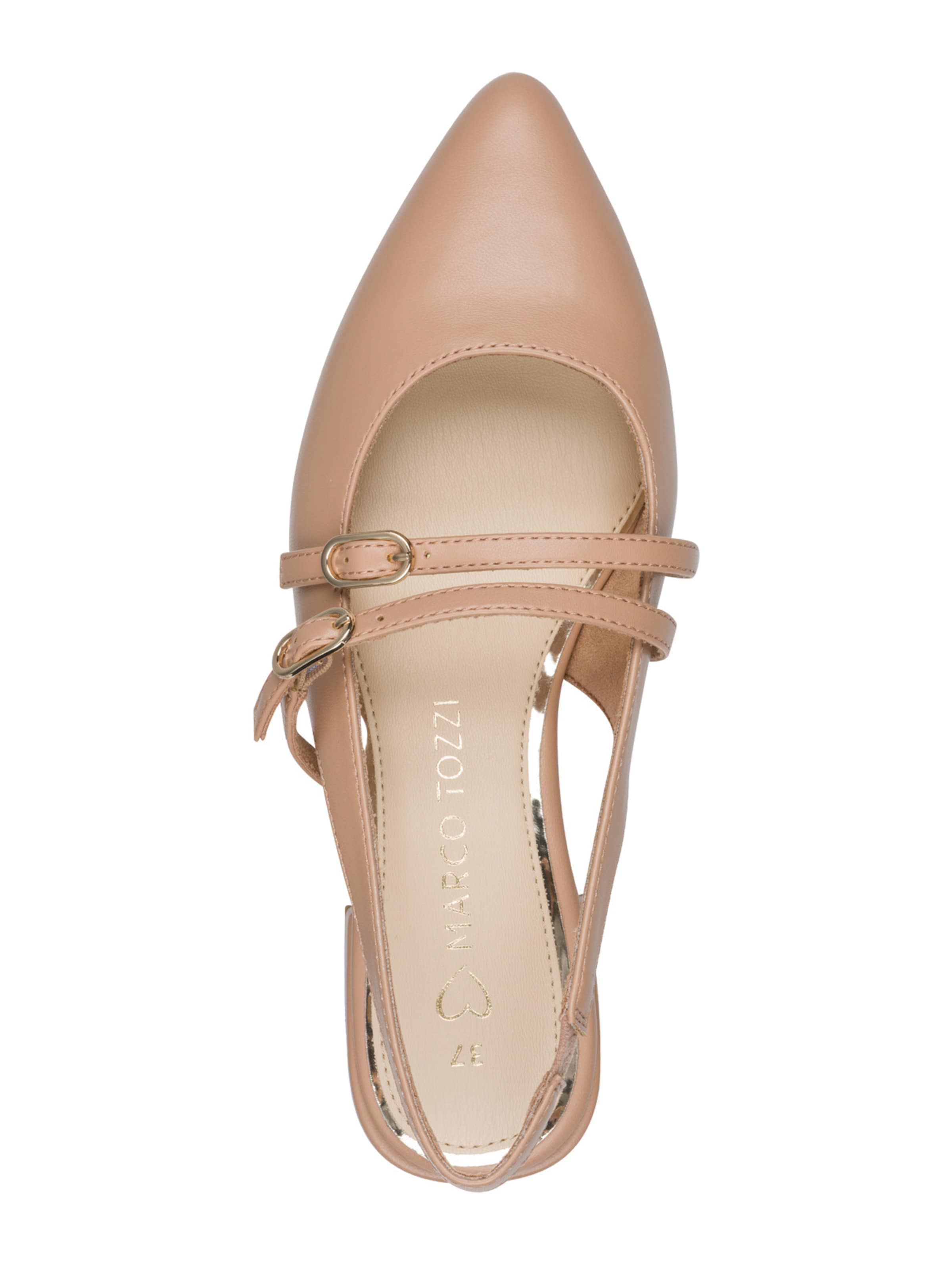 MARCO TOZZI - Bailarinas con hebilla en marrón