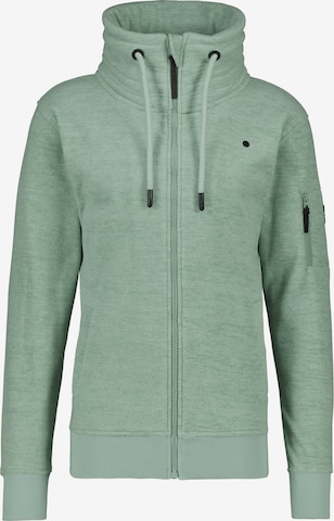 Alife and Kickin Fleece Jacket 'Elias' in Green: front