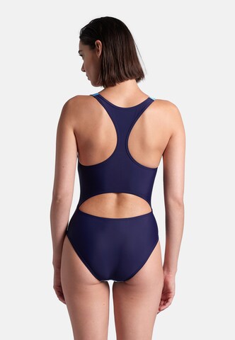 Bustino Costume intero sportivo 'SEAFLOOR' di ARENA in blu