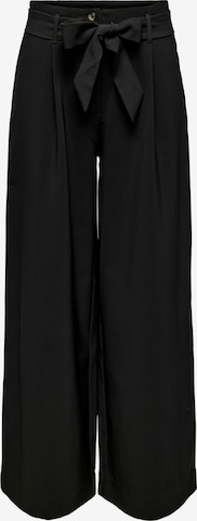 Pantaloni con pieghe 'Cheetan' di JDY in nero: frontale