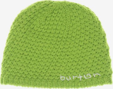 BURTON Hat & Cap in One size in Green: front