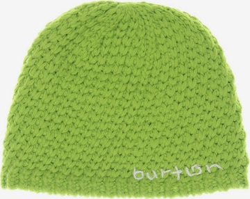 BURTON Hat & Cap in One size in Green: front